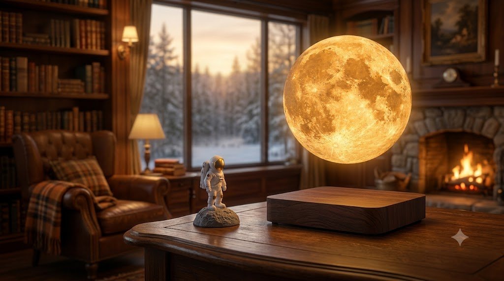 How a Magnetic Levitation Moon Lamp Transforms Your Nighttime Routine - PATAX