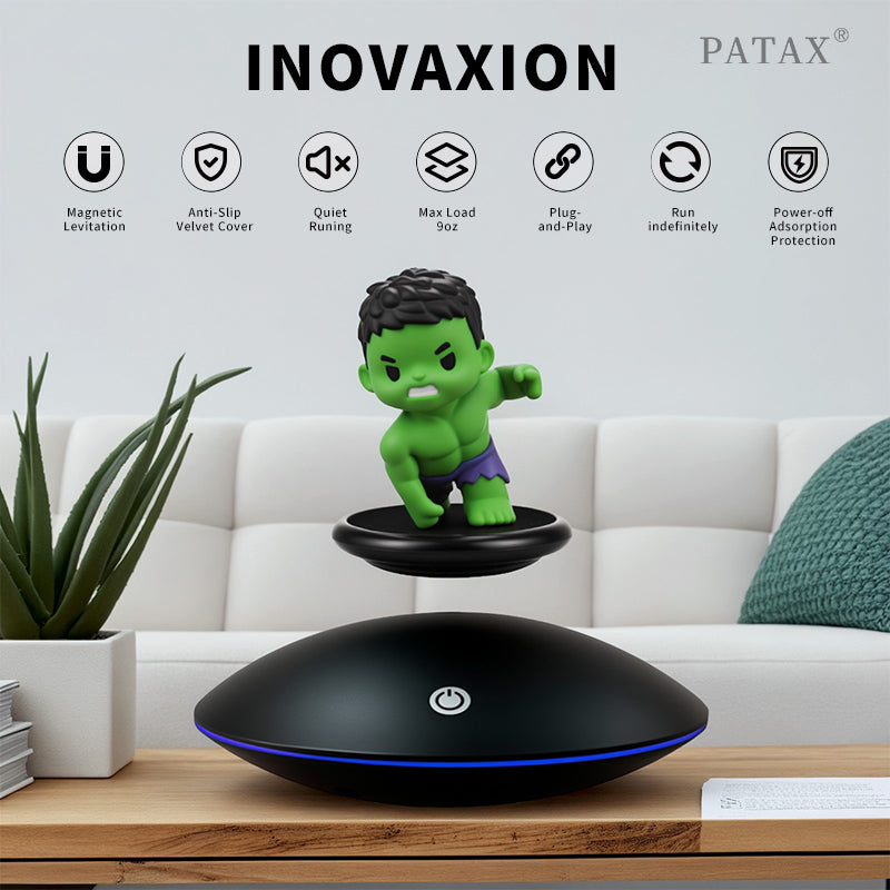 Magnetic Levitation Display Stand - Floating Shelf with LED Color Lamp